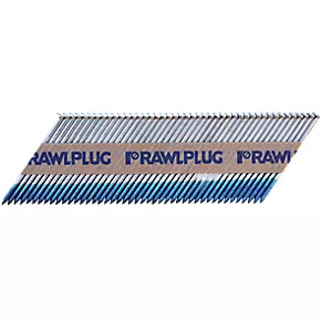 Rawlplug Galvanised Collated Nails 3.1 x 90mm 1100 Pack 1 Rawlplug Galvanised Collated Nails 3.1 x 90mm 1100 Pack